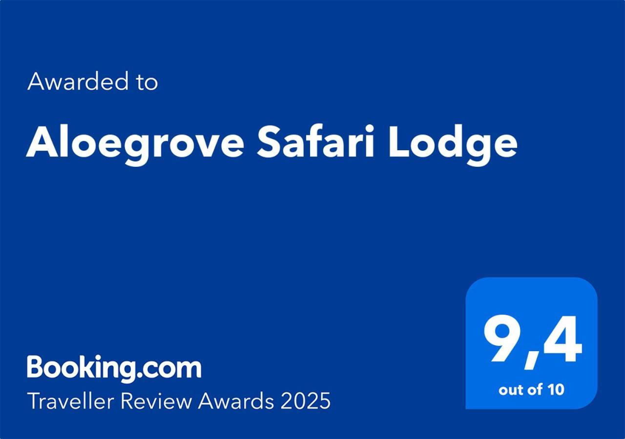 אוצ'יווארונגו Aloegrove Safari Lodge מראה חיצוני תמונה